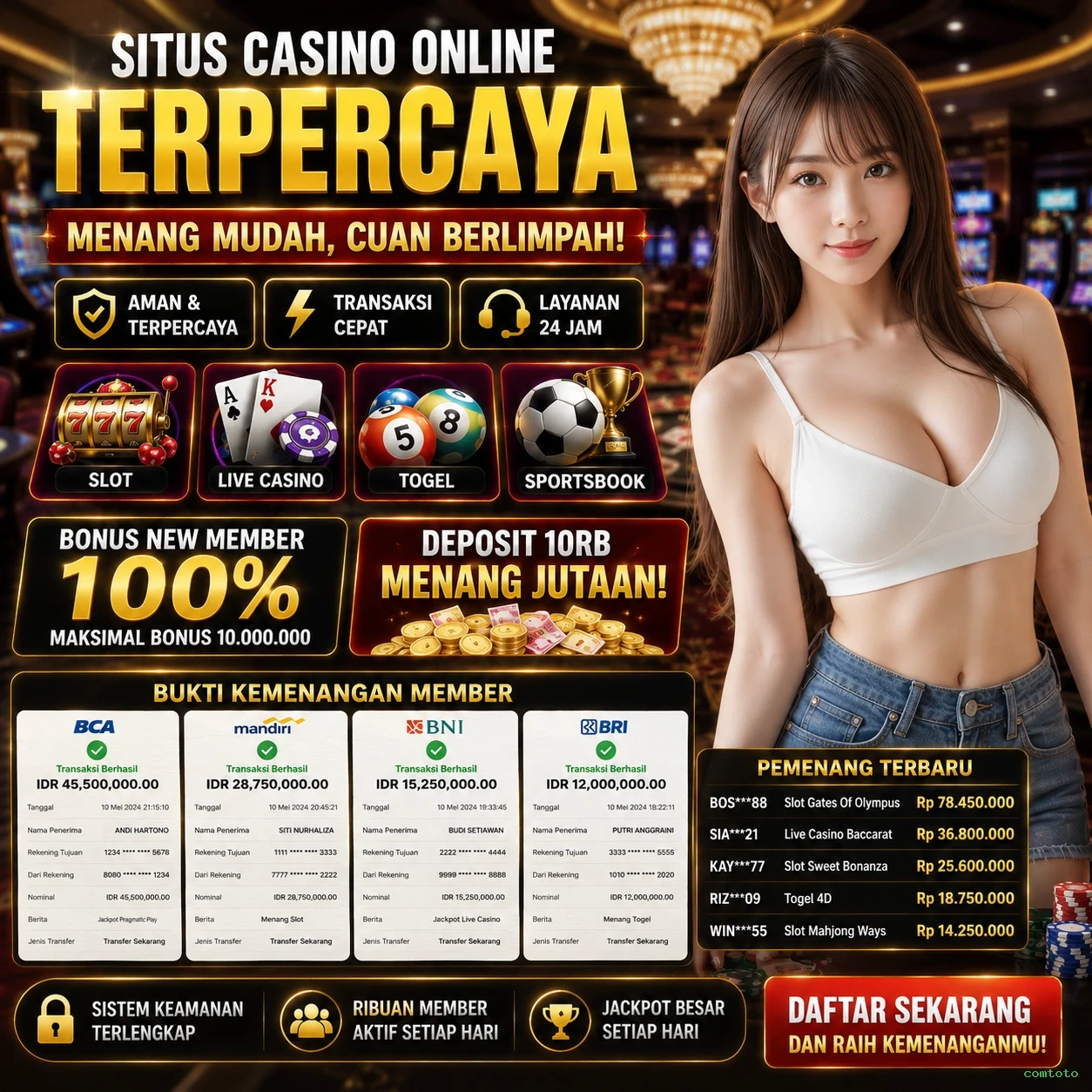 comtoto Tutorial Pemain