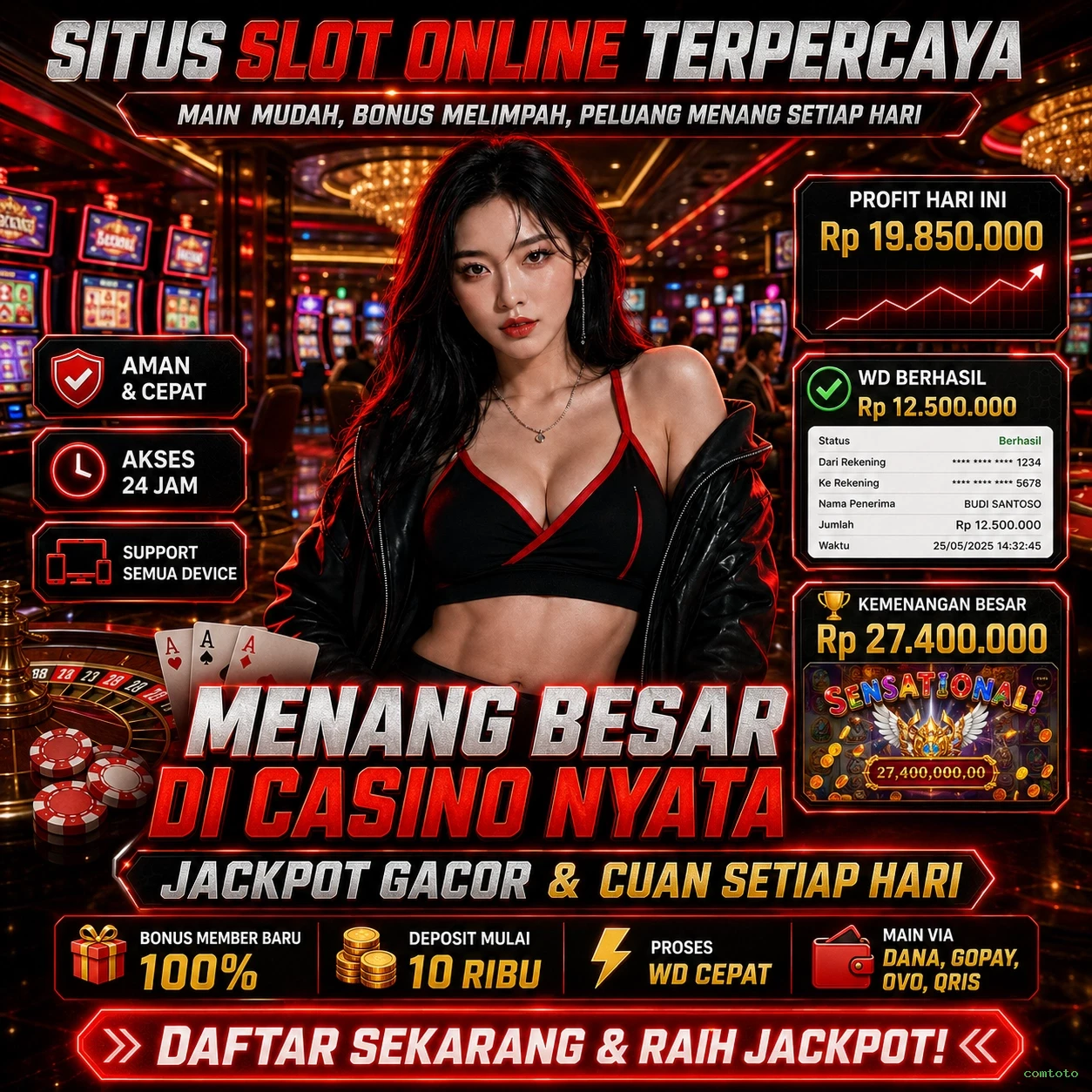 Cara Mendaftar dan Verifikasi Akun di comtoto